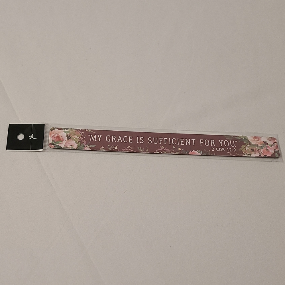 Magnet Strip My Grace Is Sufficient For You Scripture